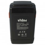 VHBW Gardena 8838, 8838U, 04025-20, 8838-20, 4025 Fűnyíró Akkumulátor - 4000 mAh, 25 V, Li-Ion, Fekete