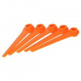 VHBW Gardena RotorCut 5368-20, 5x Penge, Akkumulátoros, Műanyag, Narancssárga