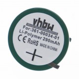 VHBW Garmin 361-00034-00 Okosóra Elem, PD3048, 290mAh, 3,7V, Li-polimer