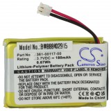 VHBW Garmin 361-00117-00, 361-00097-00 Okosóra Elem - 180 mAh 3,7 V Li-polimer