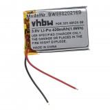 VHBW Garmin 361-00126-00 Okosóra Elem - 420mAh, 3,8V, Li-polimer