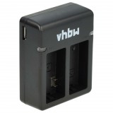 VHBW Hero 3 III White Edition fényképezőgéphez stb. akkumulátortöltő - 0,75 A, 4,2 V