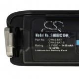 VHBW Honeywell CW45-BAT, CW45-BAT-S Mobil Számítógép Akkumulátor - 3400 mAh, 3,7 V