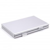 VHBW Hordtáska, 2x SIM nyitószerszám, 24x nano SIM - tok, ezüst