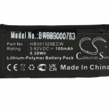 VHBW Huawei HB351329ECW Okosóra Akkumulátor - 100mAh, 3,82V, Li-polimer