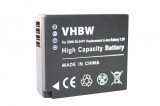 VHBW Leica BP-DC15E, BP-DC15 akkumulátor - 750 mAh, 7,2 V, Li-Ion