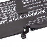 VHBW Lenovo L16M4P91, 01AV454, 5B10W13919, L16L4P91 táblagép akkumulátorának - 5050 mAh 7,72 V Li-polimer