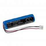 VHBW Lézeres sisak akkumulátor a Theradome INR18650-1S1P-hez - 3400 mAh 3,7 V Li-Ion