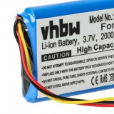 VHBW Logitech 190247-1000 Számítógépes Egér Akkumulátor, L-LB2, 2000 mAh, 3,7 V, Li-Ion
