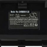 VHBW Microsoft XB-1N Gamer Joypad Akkumulátor - 400mAh 2,4V NiMH