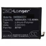VHBW Mobiltelefon akkumulátor Acer BT61, ATL456579 - 4000 mAh 3,85 V Li-polymer - Okostelefon akkumulátor