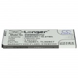 VHBW Mobiltelefon akkumulátor Alcatel TLi028C1, TLi028C7 - 2850 mAh 3,85 V Li-Ion