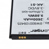 VHBW Mobiltelefon akkumulátor az Emporia AK-S1V1.0, AK-S1 telefonokhoz - 2600 mAh 3,8 V Li-Ion - Okostelefon akkumulátor