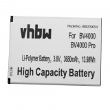 VHBW Mobiltelefon akkumulátor Blackview BV4000, BV4000 Pro készülékekhez - 3680 mAh 3,8 V Li-polimer - Okostelefon akkumulátor