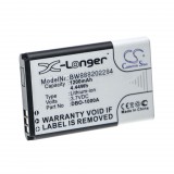 VHBW Mobiltelefon akkumulátor Doro DBO-1000A - 1200 mAh 3,7 V Li-Ion - Okostelefon akkumulátor