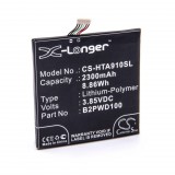 VHBW Mobiltelefon akkumulátor HTC B2PWD100, 35H00259-00M telefonhoz - 2300 mAh 3,85 V Li-polimer - Okostelefon akkumulátor