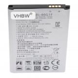 VHBW Mobiltelefon akkumulátor LG BL-46G1F - 2200 mAh 3,85 V Li-Ion