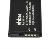 VHBW Mobiltelefon akkumulátor LG IP-430a-hoz - 600 mAh 3,7 V Li-Ion