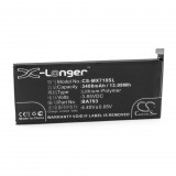 VHBW Mobiltelefon akkumulátor Meizu BA793-hoz - 3400 mAh 3,85 V Li-polimer - Okostelefon akkumulátor