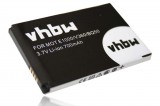 VHBW Mobiltelefon akkumulátor Motorola BA250, BQ50, BT50, 77751, 77863, CFNN1037 - 700 mAh 3,7 V Li-Ion