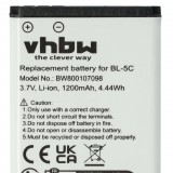 VHBW Mobiltelefon akkumulátor MP-S-A1, RCB215, BS-16 telefonokhoz - 1200 mAh 3,7 V Li-Ion - Okostelefon akkumulátor