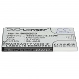 VHBW Mobiltelefon akkumulátor Nokia BL-4AX, BL-4XL telefonokhoz - 1500 mAh 3,7 V Li-Ion