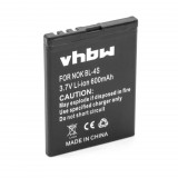 VHBW Mobiltelefon akkumulátor Nokia BL-4S-hez - 600 mAh 3,7 V Li-Ion