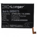 VHBW Mobiltelefon akkumulátor Nokia P104BMA006000 telefonhoz - 3700 mAh 3,85 V Li-polimer