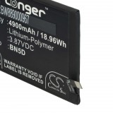 VHBW Mobiltelefon akkumulátor Poco BN5D-hez - 4900 mAh 3,87 V Li-polimer