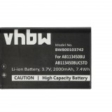 VHBW Mobiltelefon akkumulátor Samsung AB113450BU, AB113450BUCSTD - 2000 mAh 3,7 V Li-Ion