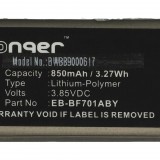 VHBW Mobiltelefon akkumulátor Samsung EB-BF701ABY készülékhez - 850 mAh 3,85 V Li-polimer