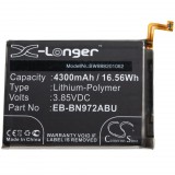 VHBW Mobiltelefon akkumulátor Samsung EB-BN972ABU, EB-BN972ABUL - 4300 mAh 3,85 V Li-polimer