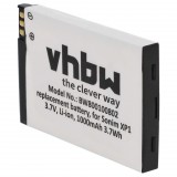 VHBW Mobiltelefon akkumulátor Socket Mobile XP1-0001100 - 1100 mAh 3,7 V Li-Ion - Okostelefon akkumulátor