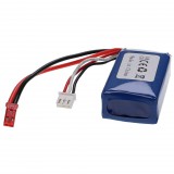 VHBW Modellkészítő eszköz akkumulátor - 1100 mAh 7,4 V Li-polimer, BEC