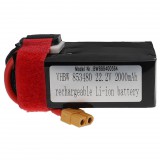VHBW Modellkészítő eszköz akkumulátor - 2000 mAh 22,2 V Li-polimer, XT60