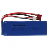 VHBW Modellkészítő eszköz akkumulátor - 2200 mAh 7,4 V Li-polimer, T-dugó AWG16