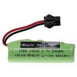 VHBW Modellkészítő eszköz akkumulátor - 500 mAh 3,7 V Li-Ion, SM-2P