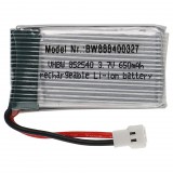 VHBW Modellkészítő eszköz akkumulátor - 650 mAh 3,7 V Li-polimer, XH 2,54 2P
