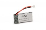 VHBW Modellkészítő eszköz akkumulátor Walkera CB100 4G6 5G6 HM 4#3B-hez - 600 mAh 3,7 V Li-polimer, WALKERA