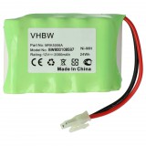 VHBW MRK5006A Fűnyíró Akkumulátor - 2000mAh 12V NiMH