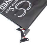 VHBW Notebook akkumulátor Asus 0B200-01180200, C31N1539 - 4850 mAh 11,55 V Li-polimer, fekete