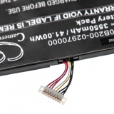 VHBW Notebook akkumulátor Asus 0B200-02970000, C31N1733 - 3550 mAh 11,55 V Li-polymer
