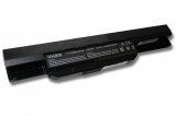 VHBW Notebook akkumulátor Asus A31-K53, 07G016H31875M, 0B20-00X50AS - 4400 mAh 11,1 V Li-Ion, fekete