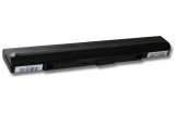 VHBW Notebook akkumulátor Asus A41-U53, A32-U53, A42-U53, A31-U53 - 4400 mAh 15 V Li-Ion, fekete