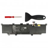 VHBW Notebook akkumulátor C31-X402-hez - 4000 mAh 11,1 V Li-polimer