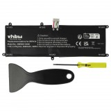 VHBW Notebook akkumulátor Dell T04E001, RFH3V, T04E, 0RFH3V, 0VHR5P - 4600 mAh 7,4 V Li-polimer, fekete
