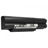 VHBW Notebook akkumulátor Fujitsu cp293541-01, CP293550-01, CP355510-01 - 4400 mAh 10,8 V Li-Ion, fekete