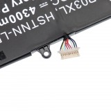 VHBW Notebook akkumulátor HP CP03060XL, 929066-421, 929072-855 - 4300 mAh 11,1 V Li-polimer, fekete