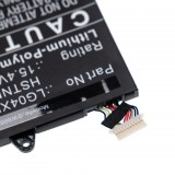 VHBW Notebook akkumulátor HP HSTNN-IB8S, L32535-141, L32535-1C1 készülékekhez – 4350 mAh, 15,4 V Li-polimer