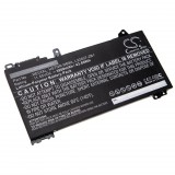 VHBW Notebook akkumulátor HP HSTNN-OB1C, HSTNN-DB9A, HSTNN-0B1C - 3800 mAh 11,55 V Li-polymer